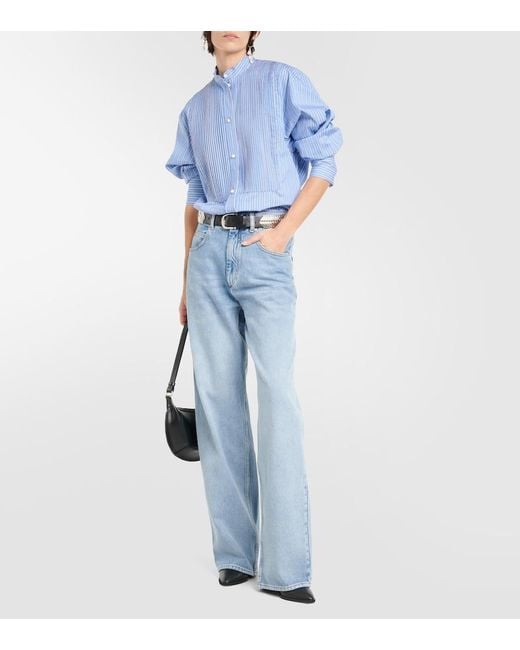 Isabel Marant Blue Ramsey Shirt