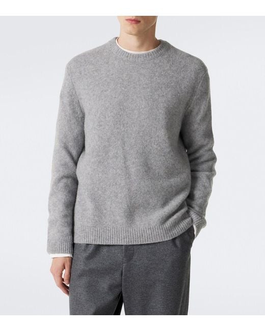 Lisa Yang Gray Baxter Cashmere And Silk Sweater for men