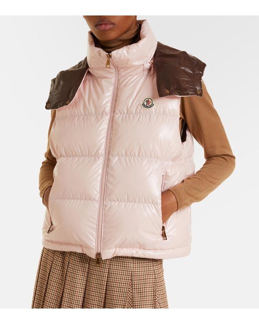 Moncler Pink Niverolle Down Vest
