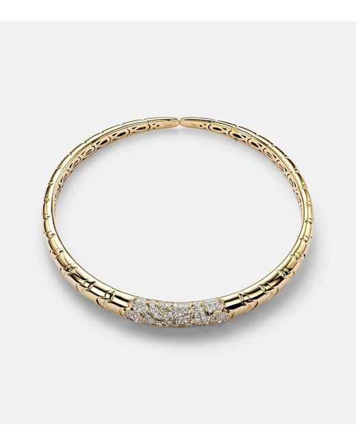 Marina B Metallic Choker Onda Aus 18Kt Gelbgold Mit Diamanten