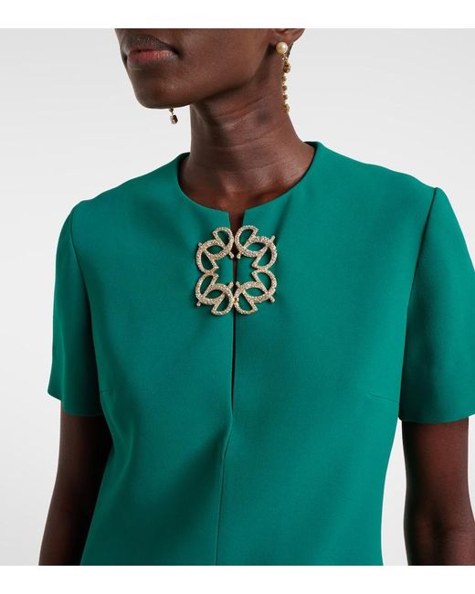 Vestido Corto De Cady Elie Saab de color Green