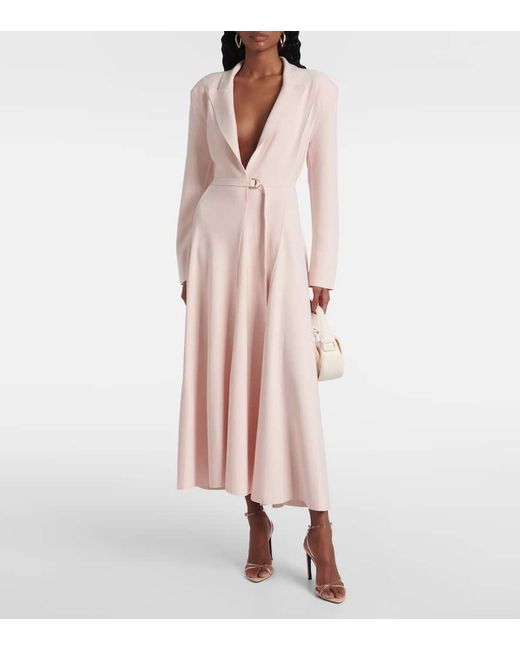 Vestido Midi Flared Norma Kamali de color Pink