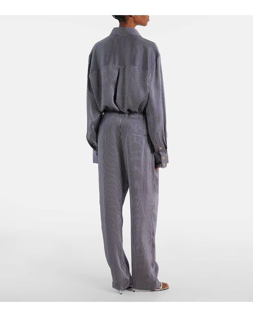 Khaite Gray Gerade Hose Trenton