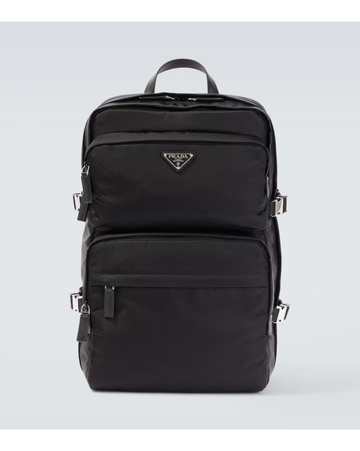Prada Black Re-Nylon Backpack for men