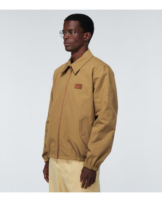 Gucci Reversible GG Jacket in Natural for Men | Lyst