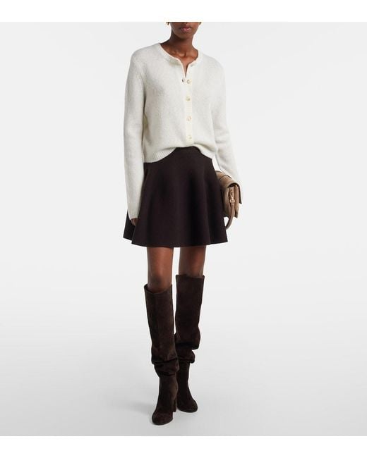 Lisa Yang White Felicia Cashmere And Silk Cardigan