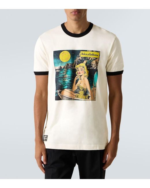 Dolce & Gabbana White T-Shirts for men