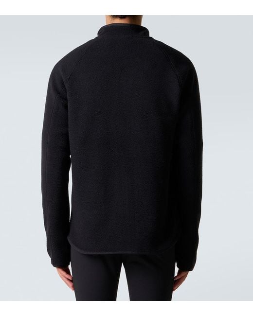 Peak Performance Blue Pile Jersey-Lined Fleece Jacket for men