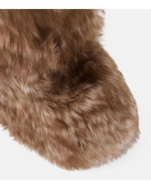 Stivaletti Les Arcs 11 in shearling di Bogner in Brown