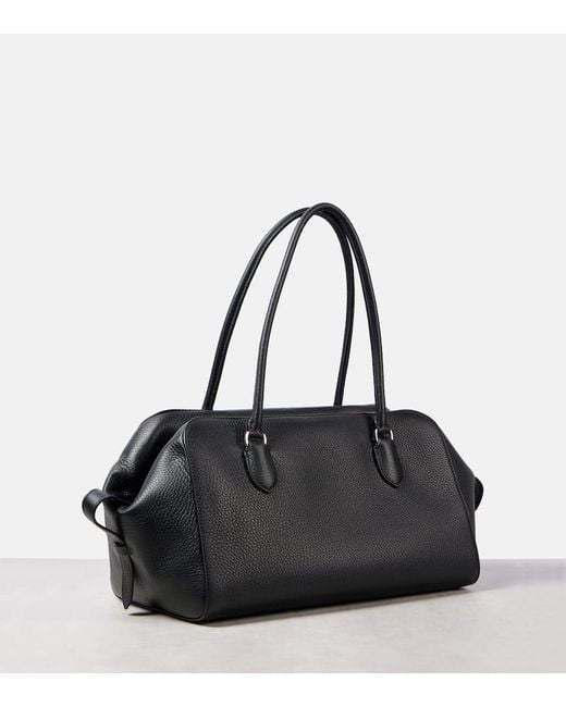 The Row Black Schultertasche Blake Aus Leder