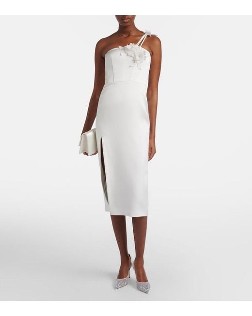 Jimmy Choo White Love 85 Crystal-Embellished Mesh Pumps