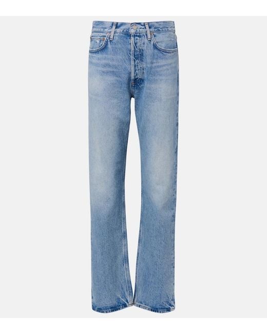 Agolde Blue '90S Straight Jeans