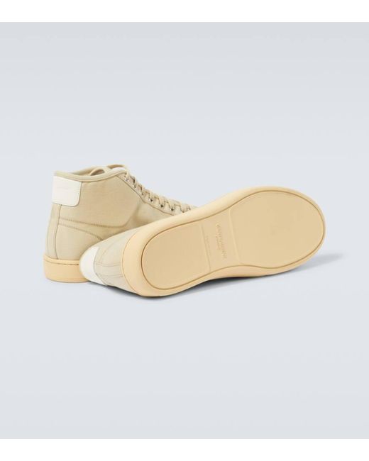 Saint Laurent Natural Court Classic Sl/39 Canvas Sneakers for men