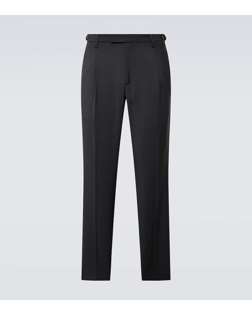 Pantaloni chino Masco in lana vergine di Barena in Black da Uomo
