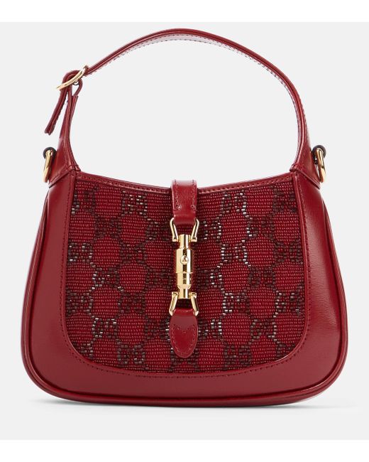 Gucci Red Jackie 1961 Mini Shoulder Bag