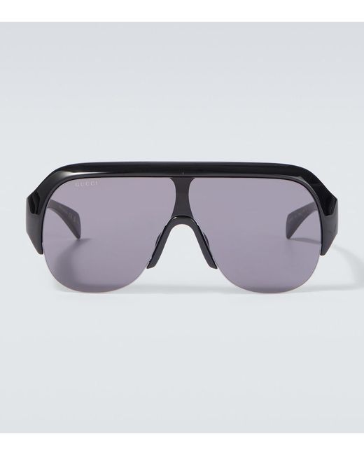 Gucci Blue Flat-Top Sunglasses for men