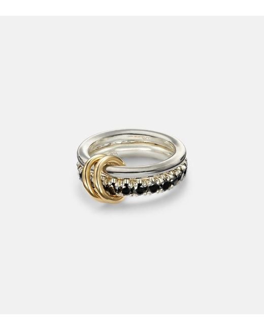 Spinelli Kilcollin White Enzo Sterling And 18Kt Ring With Diamonds