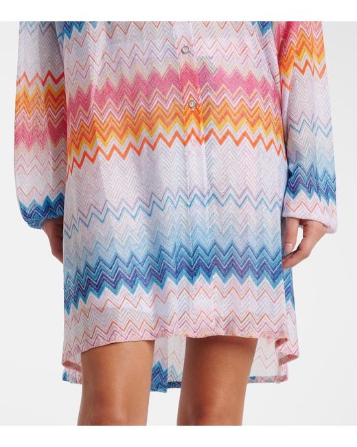 Missoni Multicolor Zig Zag Kaftan