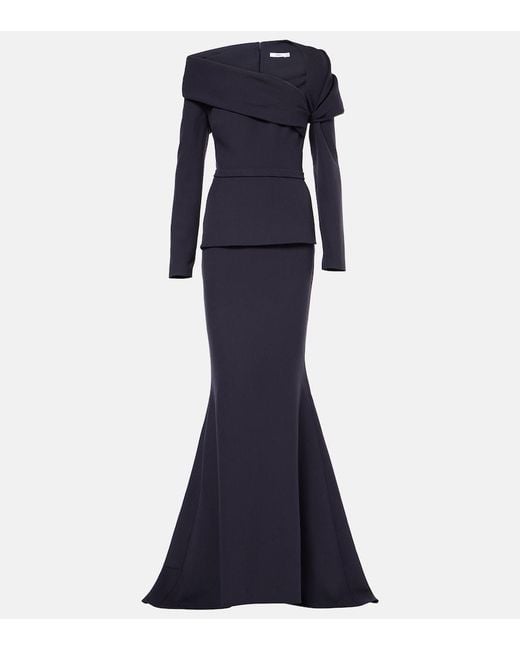 Safiyaa Blue Andra Gown