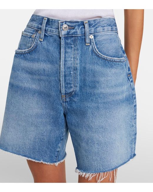 Citizens of Humanity Blue Marlow Denim Shorts
