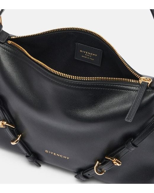 Givenchy Black Schultertasche Voyou Mini Aus Leder
