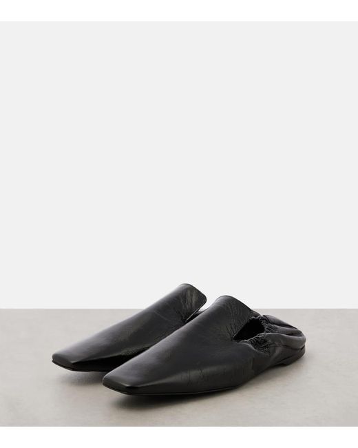 Totême  Brown Slip-Ons Aus Leder