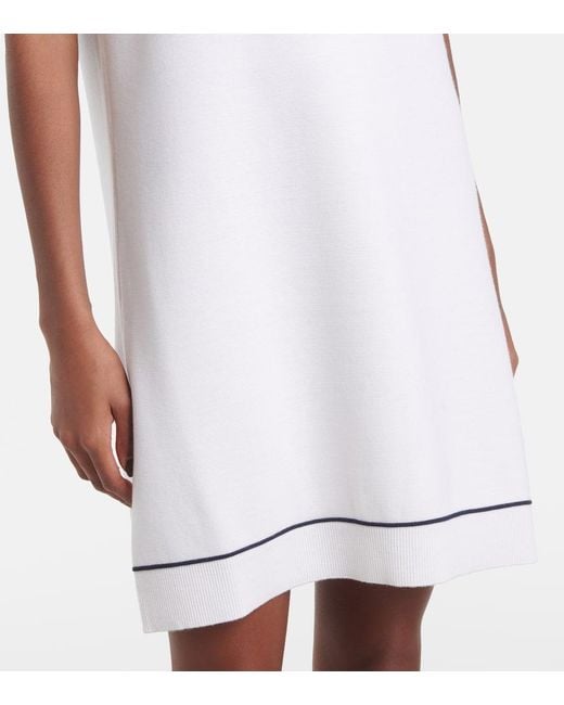 Robe Polo En Laine Gucci en coloris White