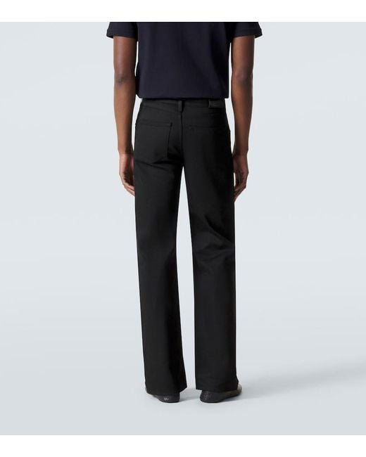 Jeans Flared Horsebit di Gucci in Black da Uomo