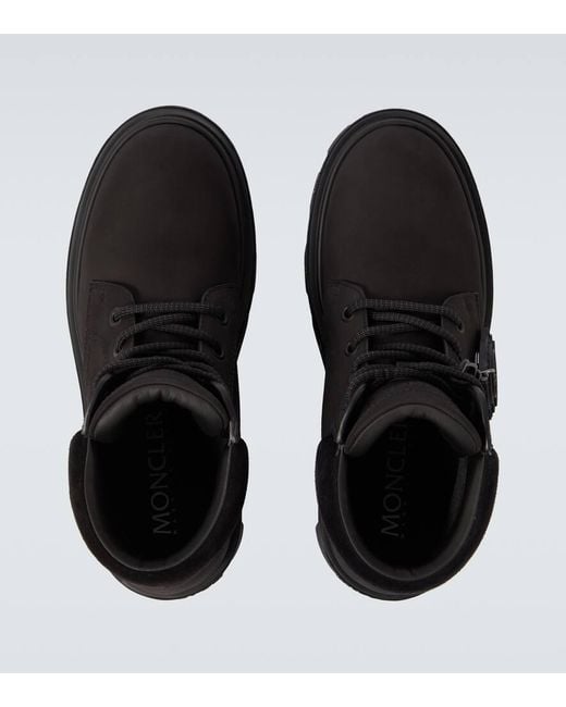 Stivaletti Peak City di Moncler in Black da Uomo