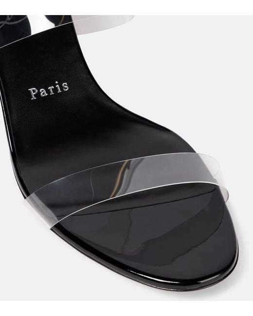 Christian Louboutin White Just Nothing 55 Pvc Sandals