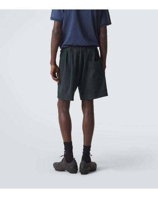Kiko Kostadinov Black Kyan Wool-Blend Shorts for men