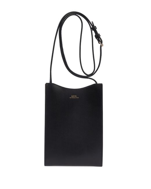 A.P.C. Jamie Leather Crossbody Bag in Black Lyst