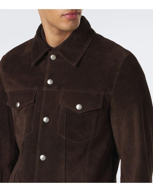 Arma Black Aruba Suede Jacket for men