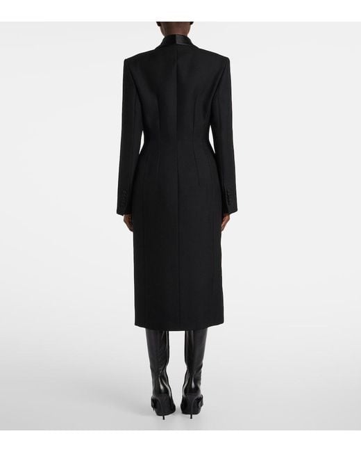 Wardrobe NYC Black Wool Midi Dress