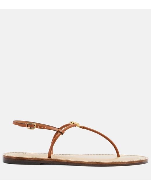 Amanu Multicolor Naivasha Leather Thong Sandals