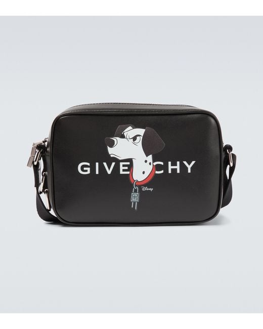 Givenchy Black X Disney® G-essentials Leather Camera Bag for men