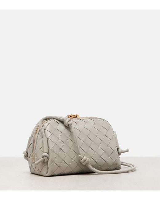 Borsa A Tracolla Concert Mini di Bottega Veneta in Gray