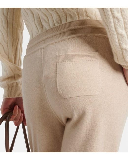 Loro Piana Natural Merano Cashmere Sweatpants