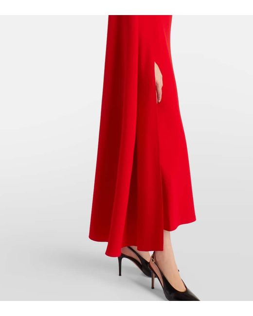 Roland Mouret Red Robe Aus Cady