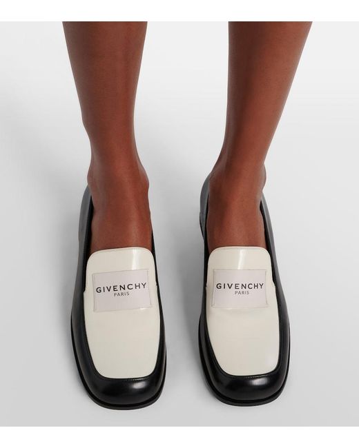 Givenchy Black Label Leather Loafers