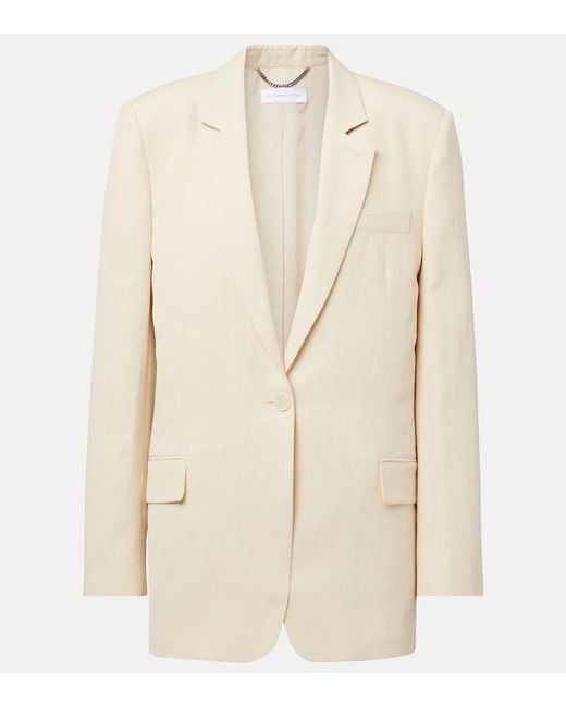 Stella McCartney Natural Oversized Blazer