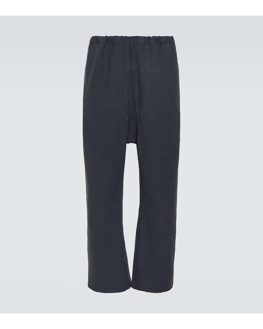 Pantaloni regular in cotone di Maison Margiela in Blue da Uomo