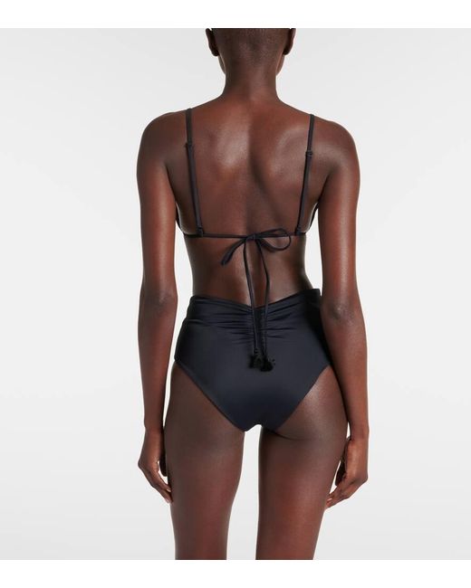Slip bikini a vita alta di Johanna Ortiz in Black