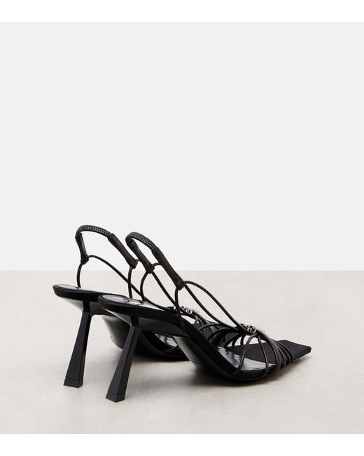 Saint Laurent Black Jerry Sandals