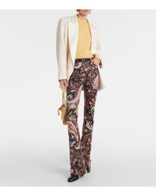 Etro Yellow Wool Top