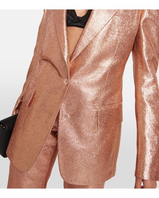 Tom Ford Brown Iridescent Sable Blazer