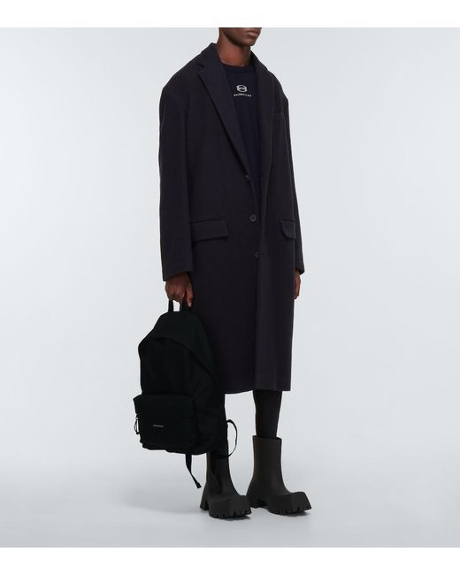 Balenciaga Black Explorer Backpack for men