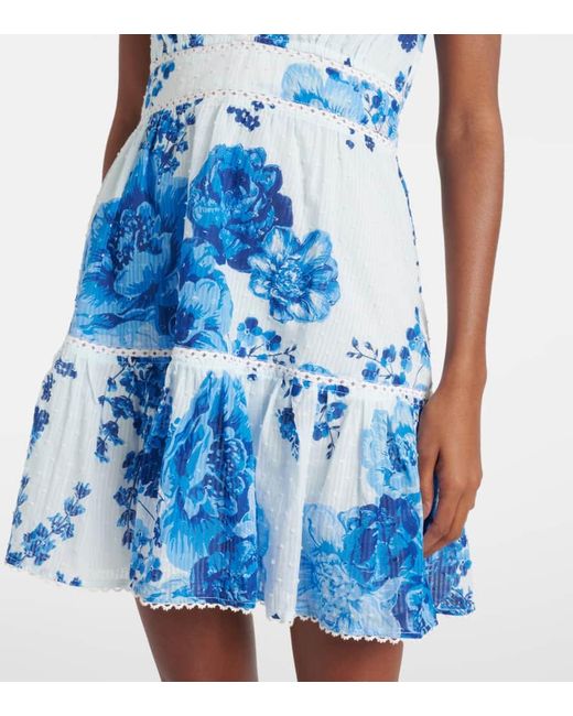Poupette Blue Minikleid Cara Aus Baumwolle
