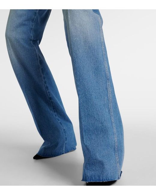 Gucci Blue Horsebit Mid-rise Straight Jeans