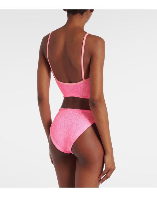 Hunza G Pink Bikini Strap